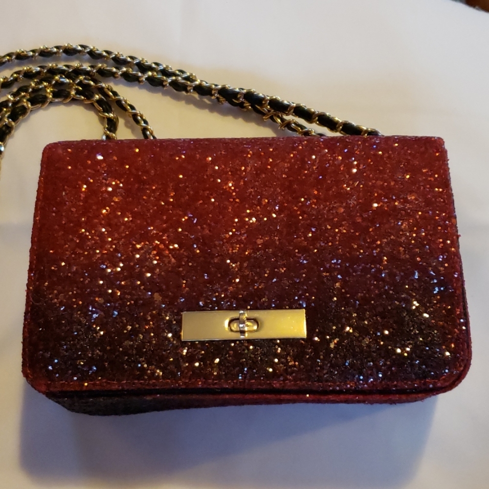 Sondra Roberts Glitter Evening Handbag